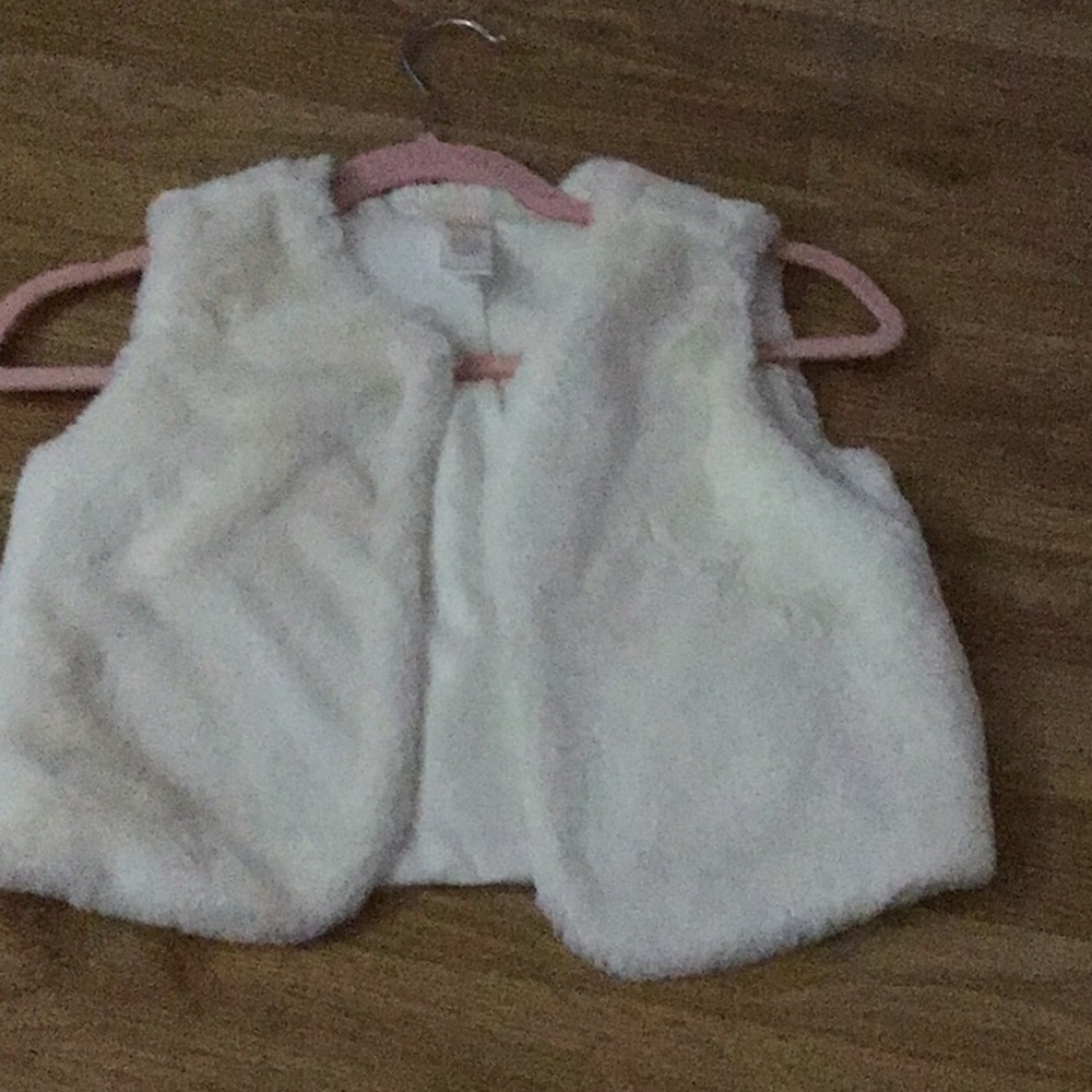 White girls formal vest